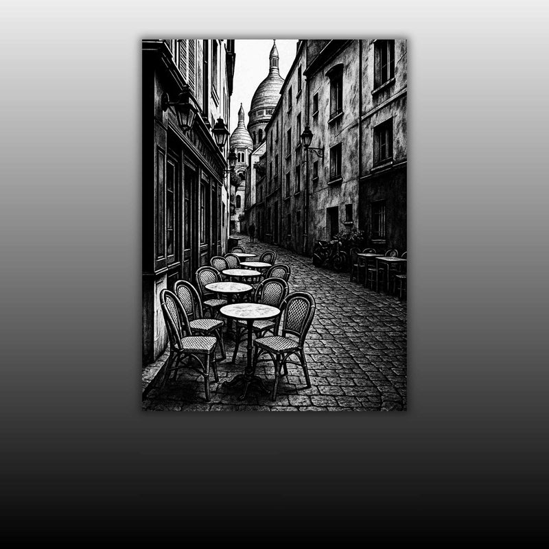 Collection d'affiches noir et blanc, décoration murale minimaliste VintyArty