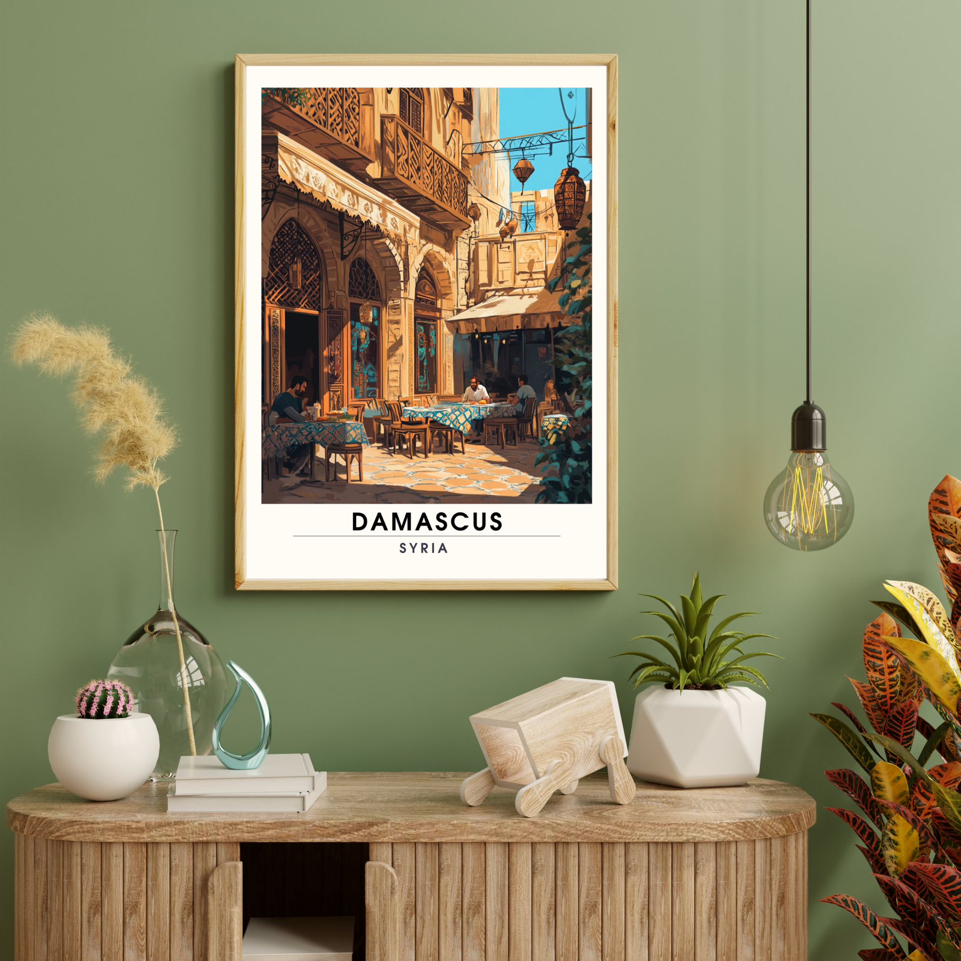 Affiche Damascus| Impression Syria | Affiche Syria