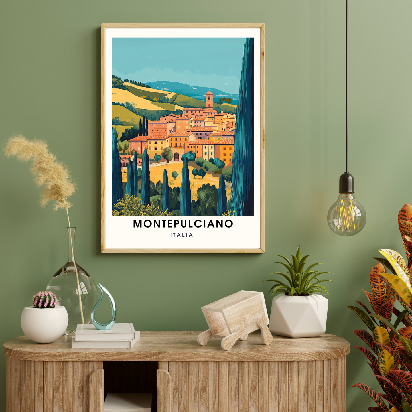 Montepulciano Poster | Montepulciano Print, Italy | Italy Print