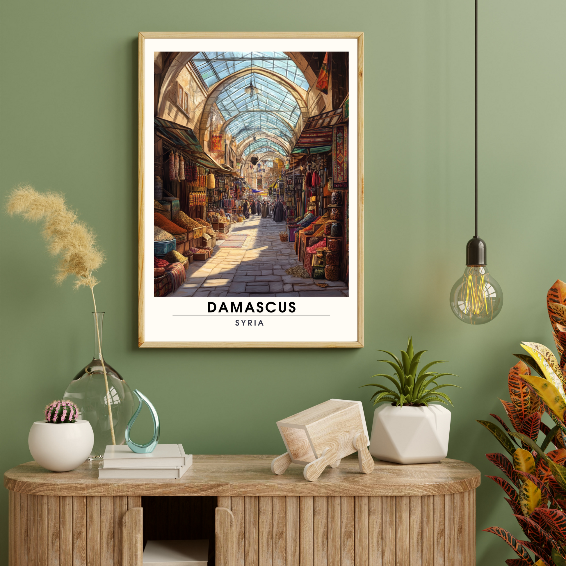 Affiche Damascus| Impression Syria | Affiche Syria