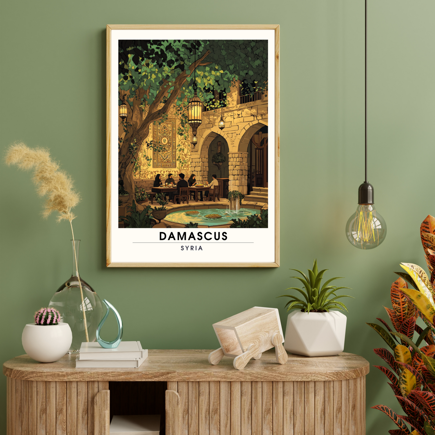 Affiche Damascus| Impression Syria | Affiche Syria