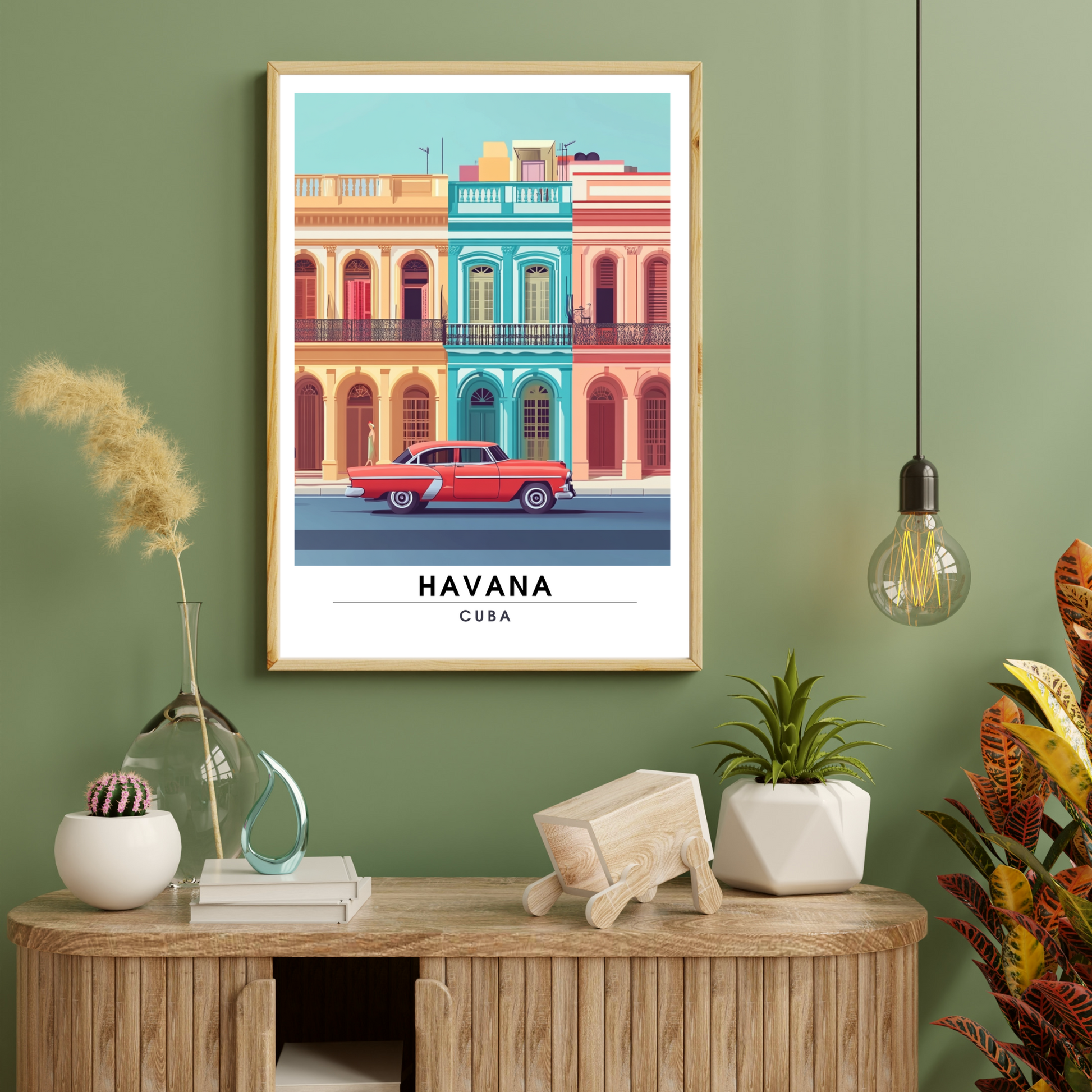 Affiche Havana | Poster décoratif Cuba | Affiche Cuba