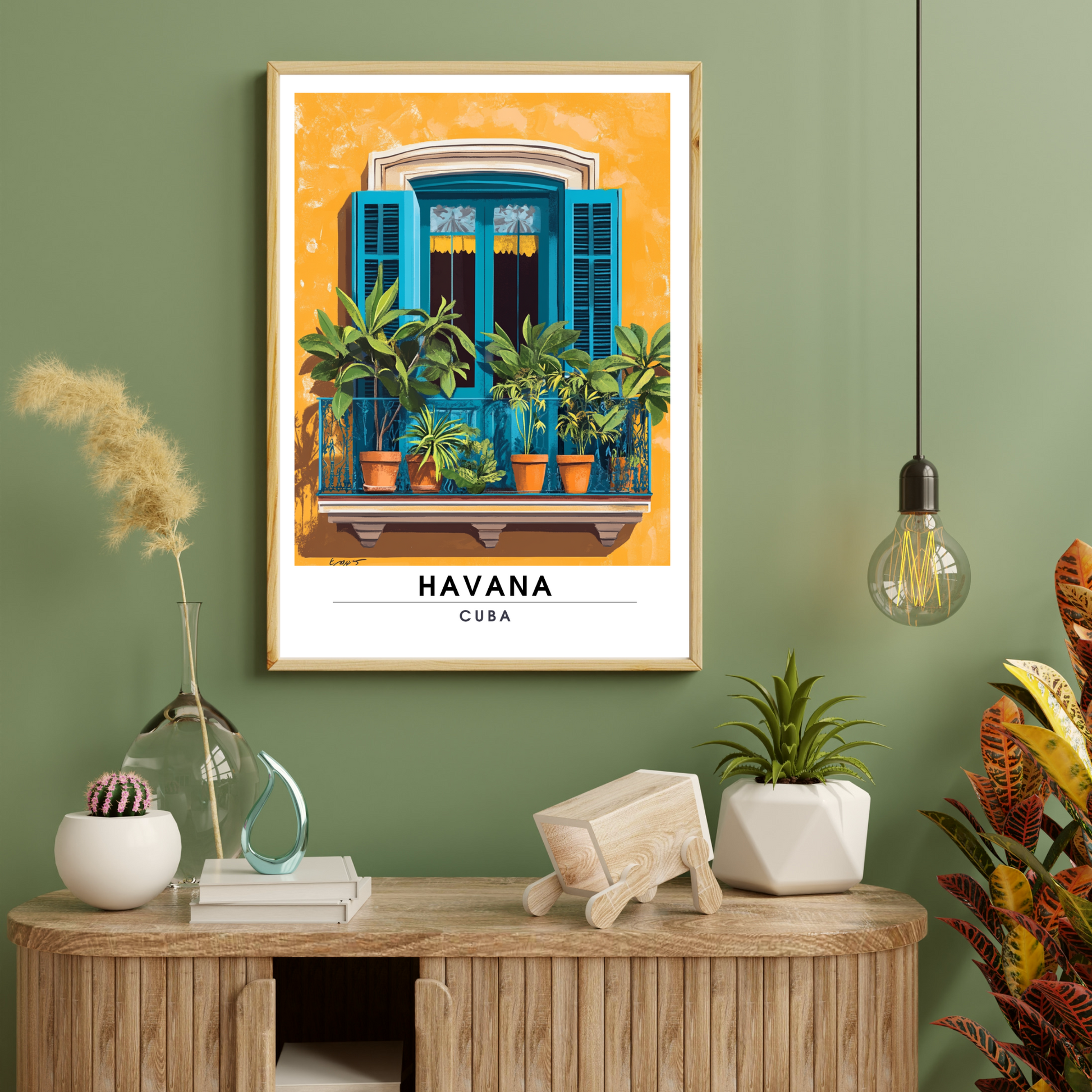 Affiche Havana | Impression de voyage Cuba | Affiche Cuba