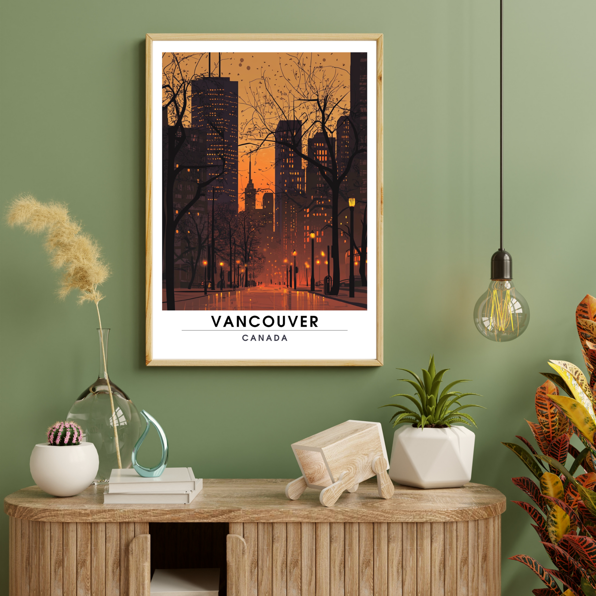 Affiche Vancouver | Impression de voyage Canada | Affiche Canada