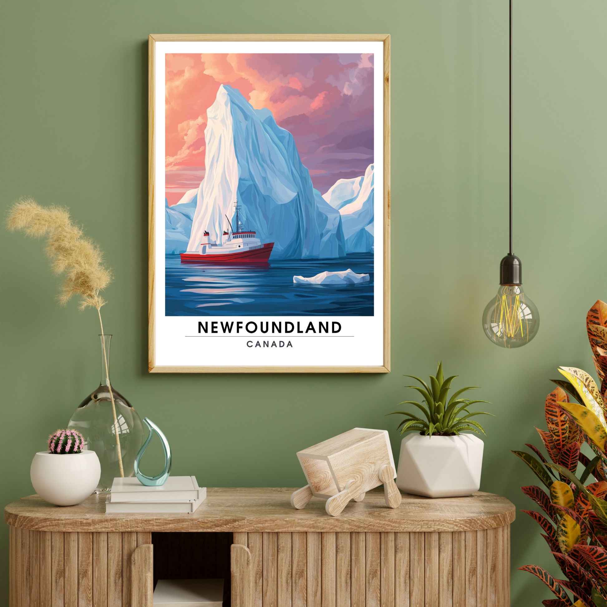 Affiche Terre Neuve | Impression Murale Canada | Affiche Canada