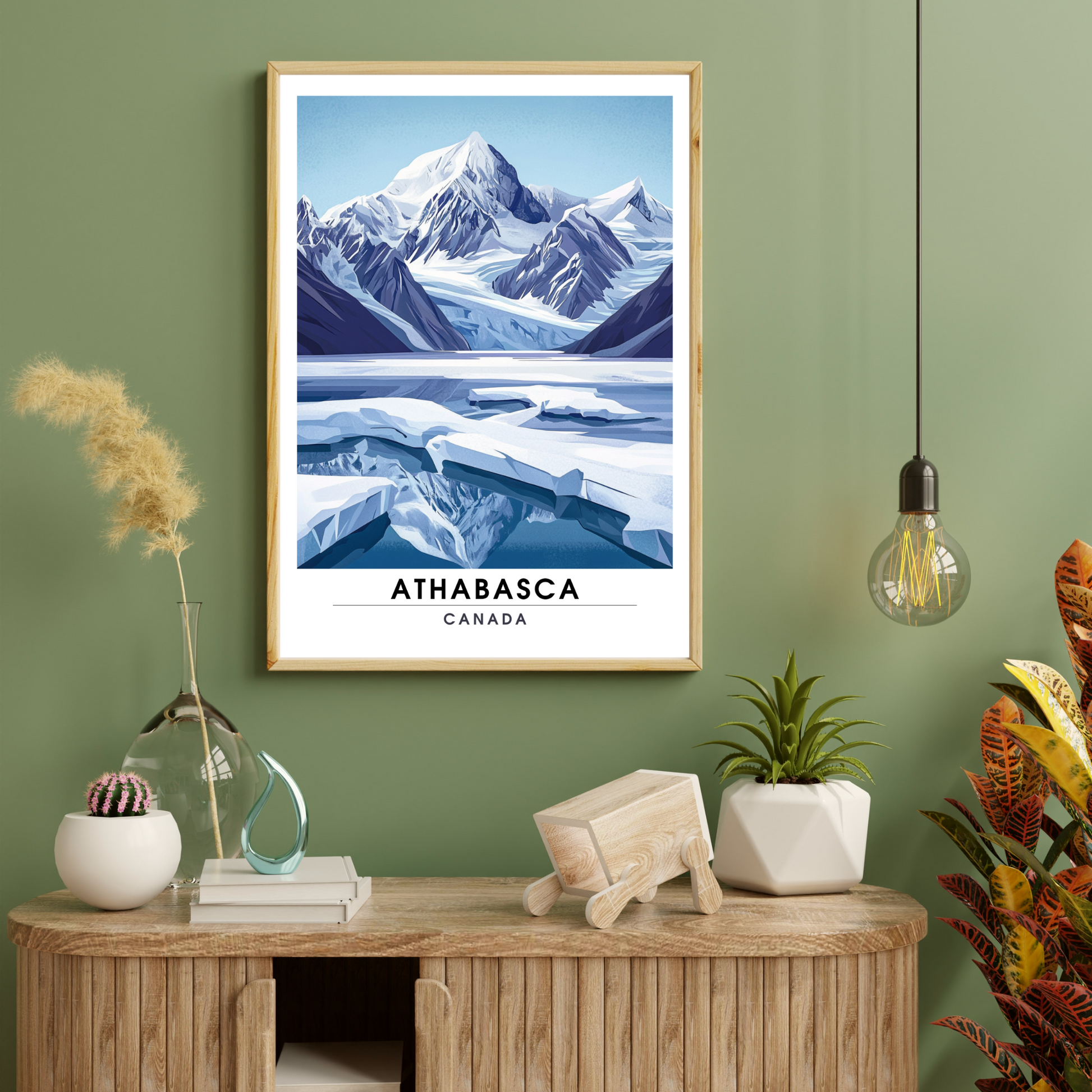Affiche Glacier du athabasca | Poster Murale Canada | Affiche Canada