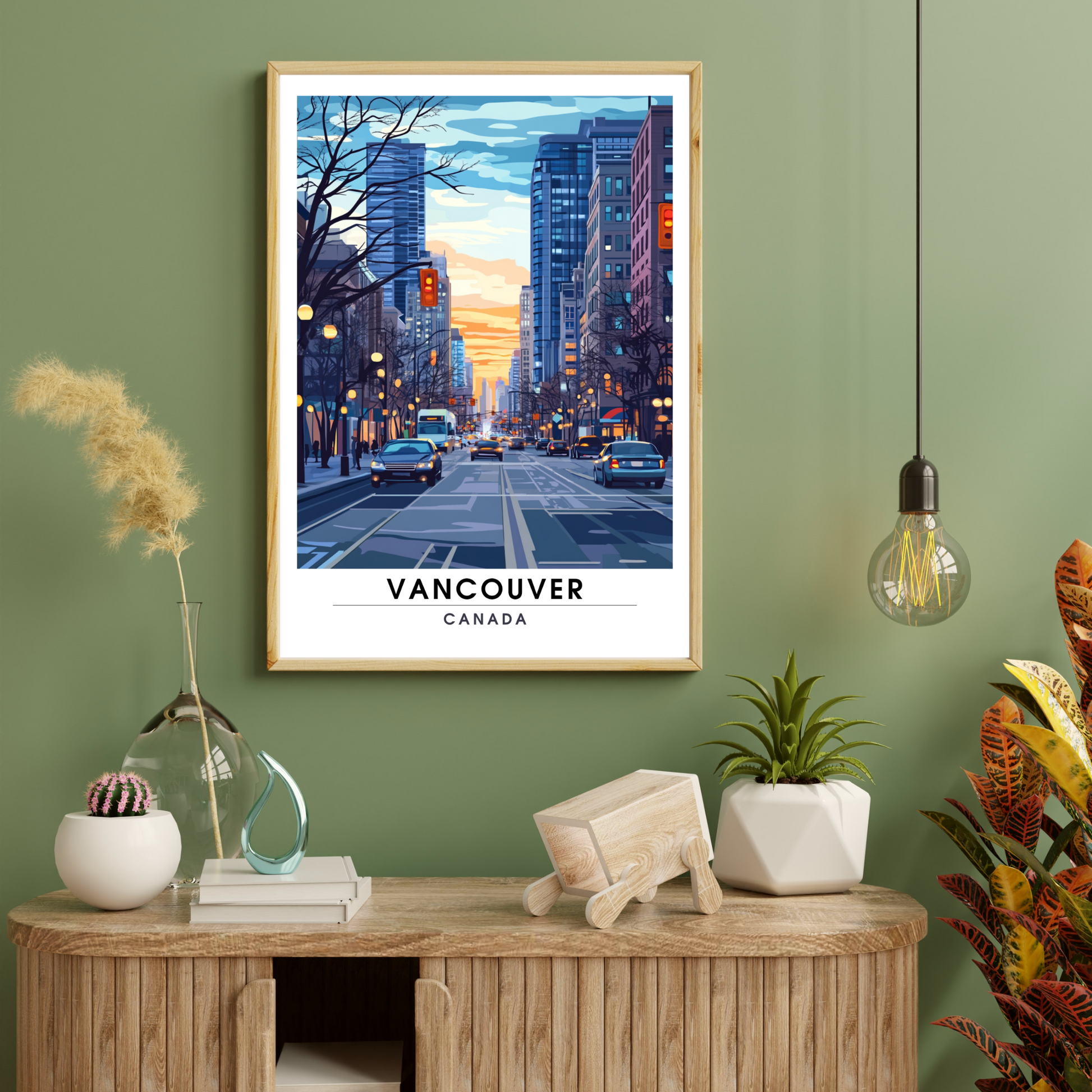 Affiche Vancouver | Poster décoratif Canada | Affiche Canada