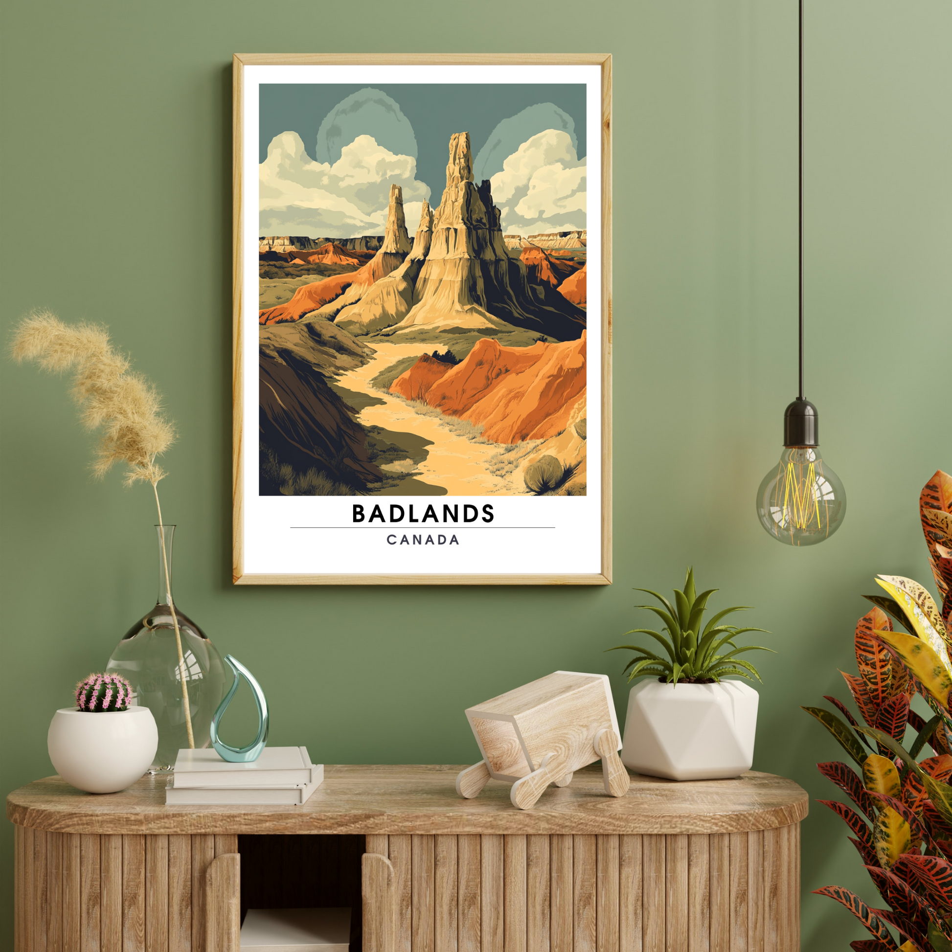 Affiche Badlands | Impression Canada | Affiche Canada