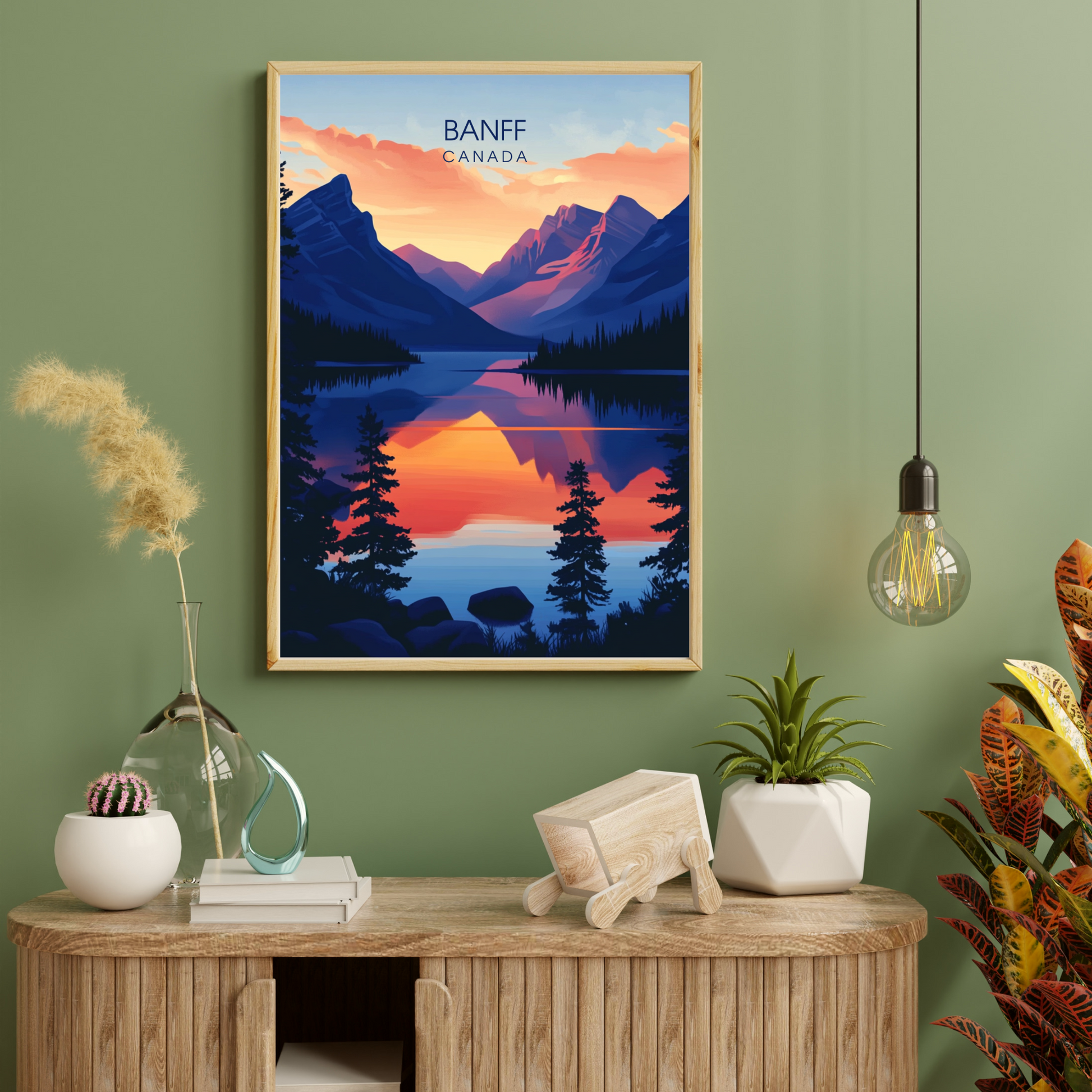 Affiche Parc national de Banff | Poster Murale Canada | Affiche Canada