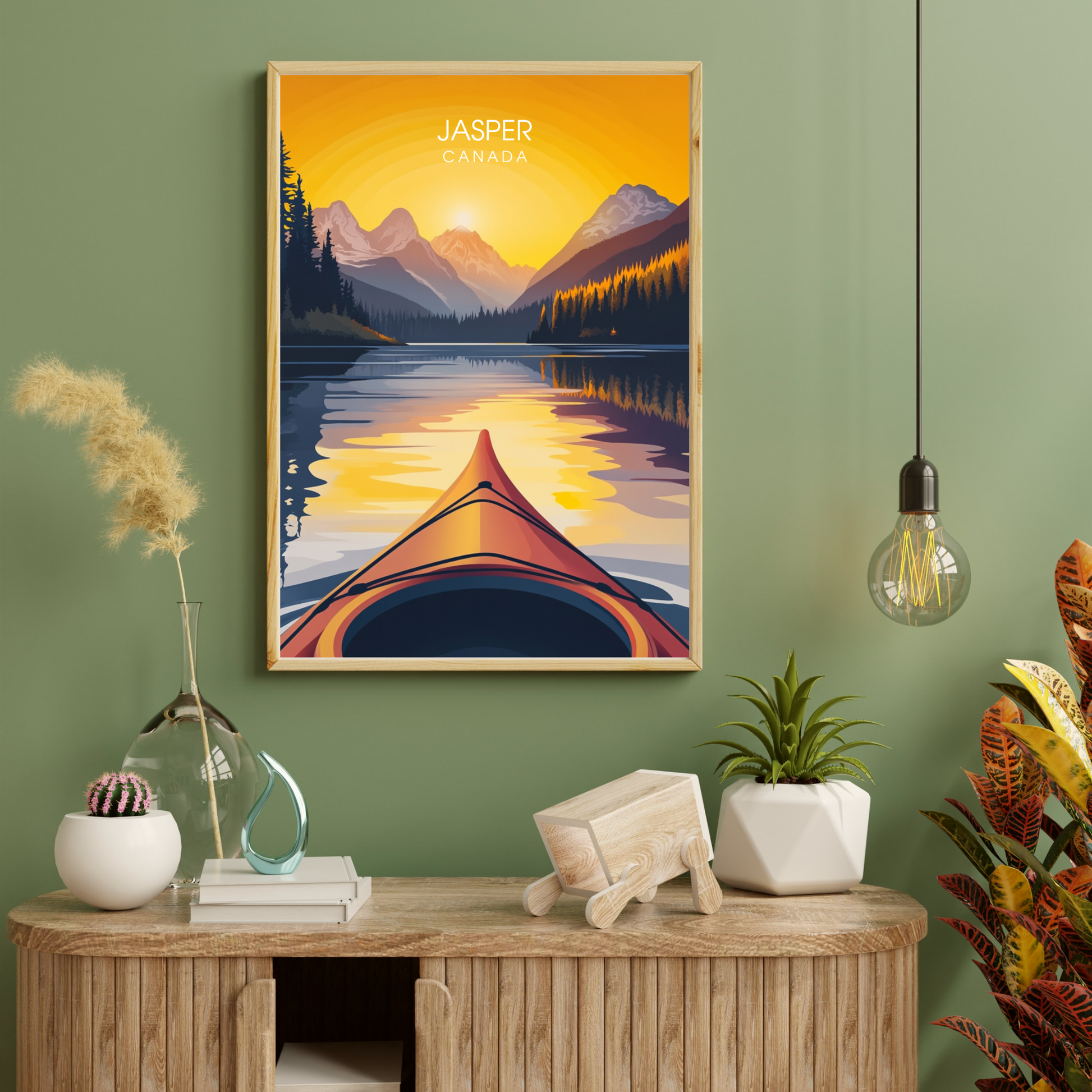 Affiche Parc national de jasper | Impression Canada | Affiche Canada