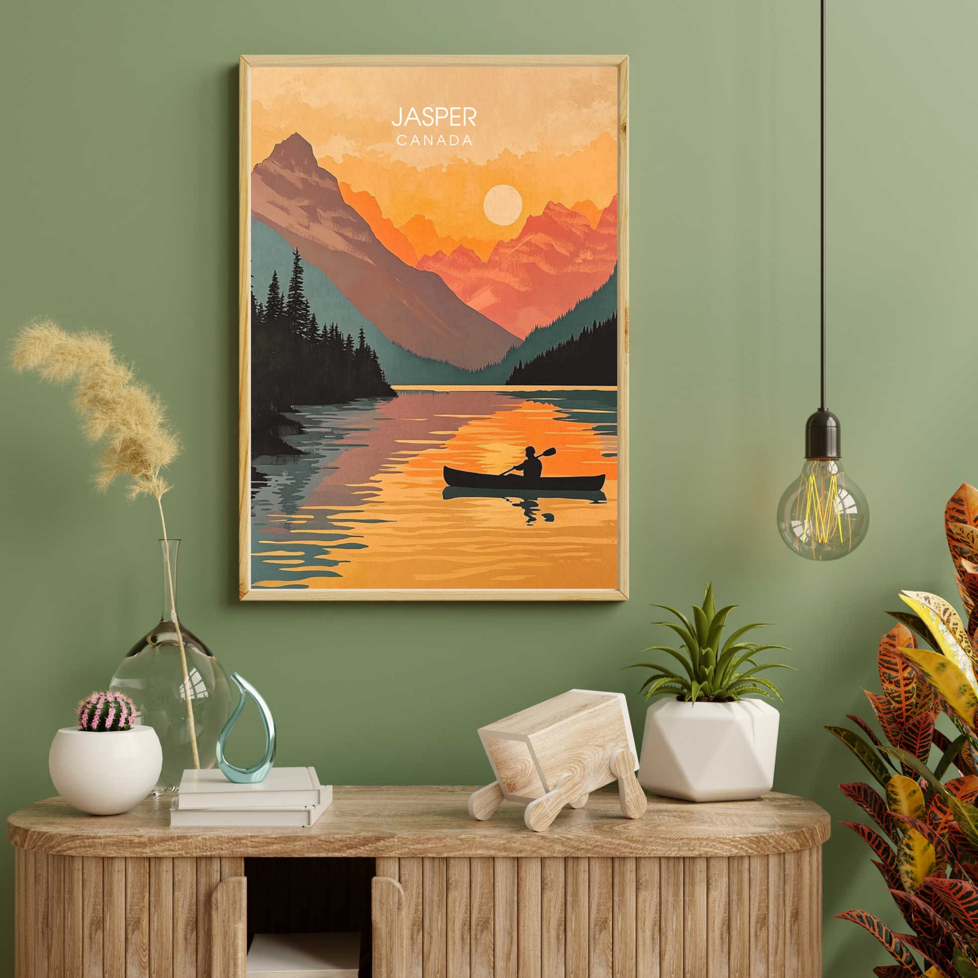 Affiche Parc national de jasper | Poster Canada | Affiche Canada