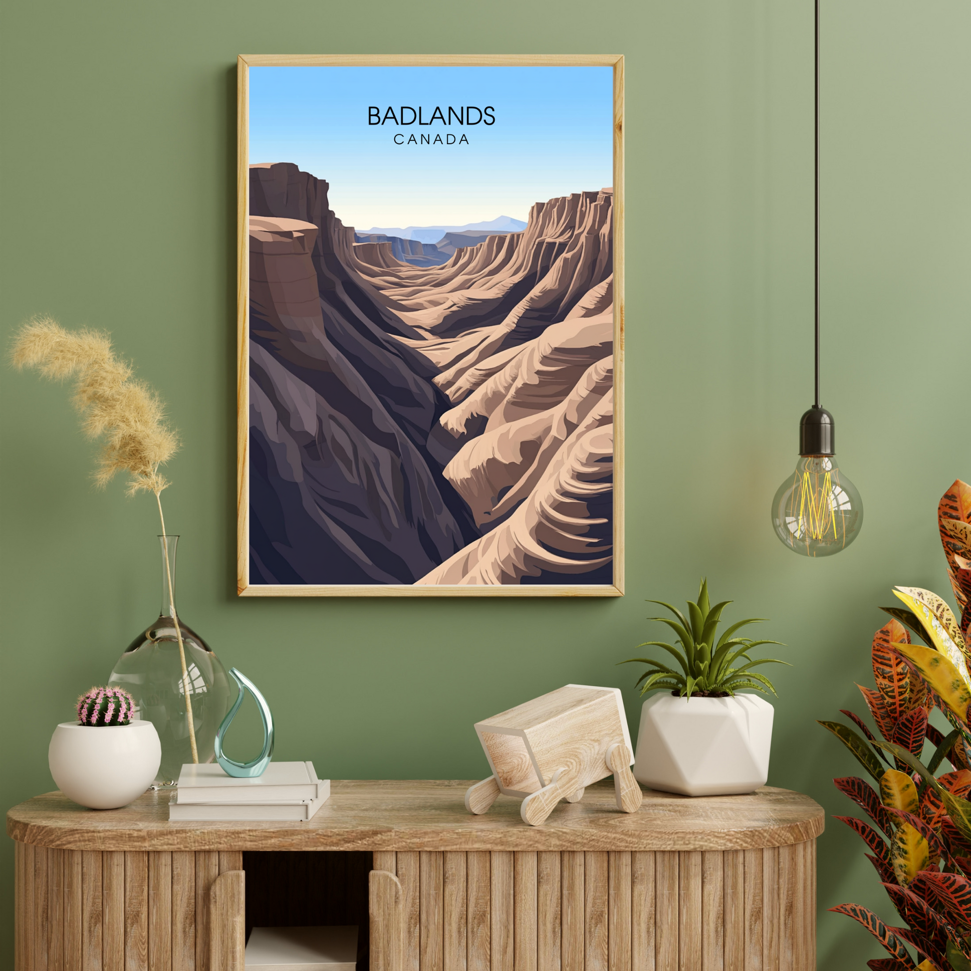 Affiche Badlands | Poster Canada | Affiche Canada