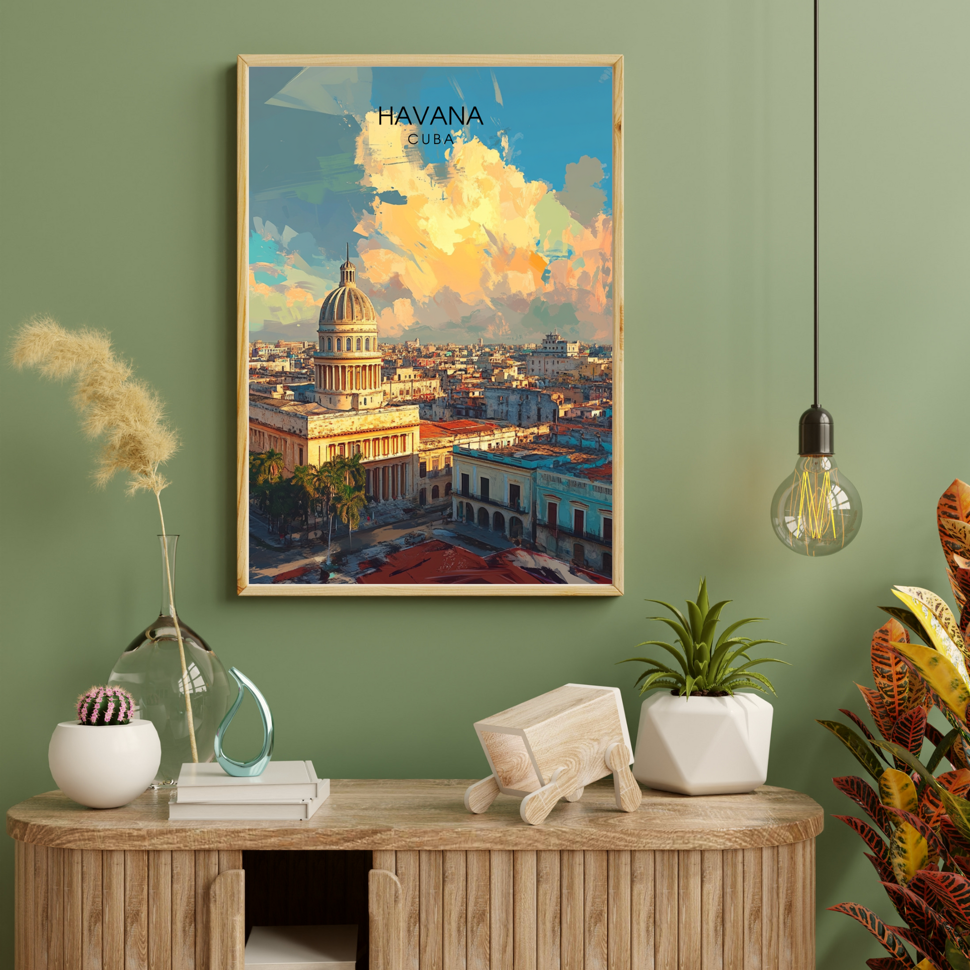 Affiche Havana | Art Murale Cuba | Affiche Cuba