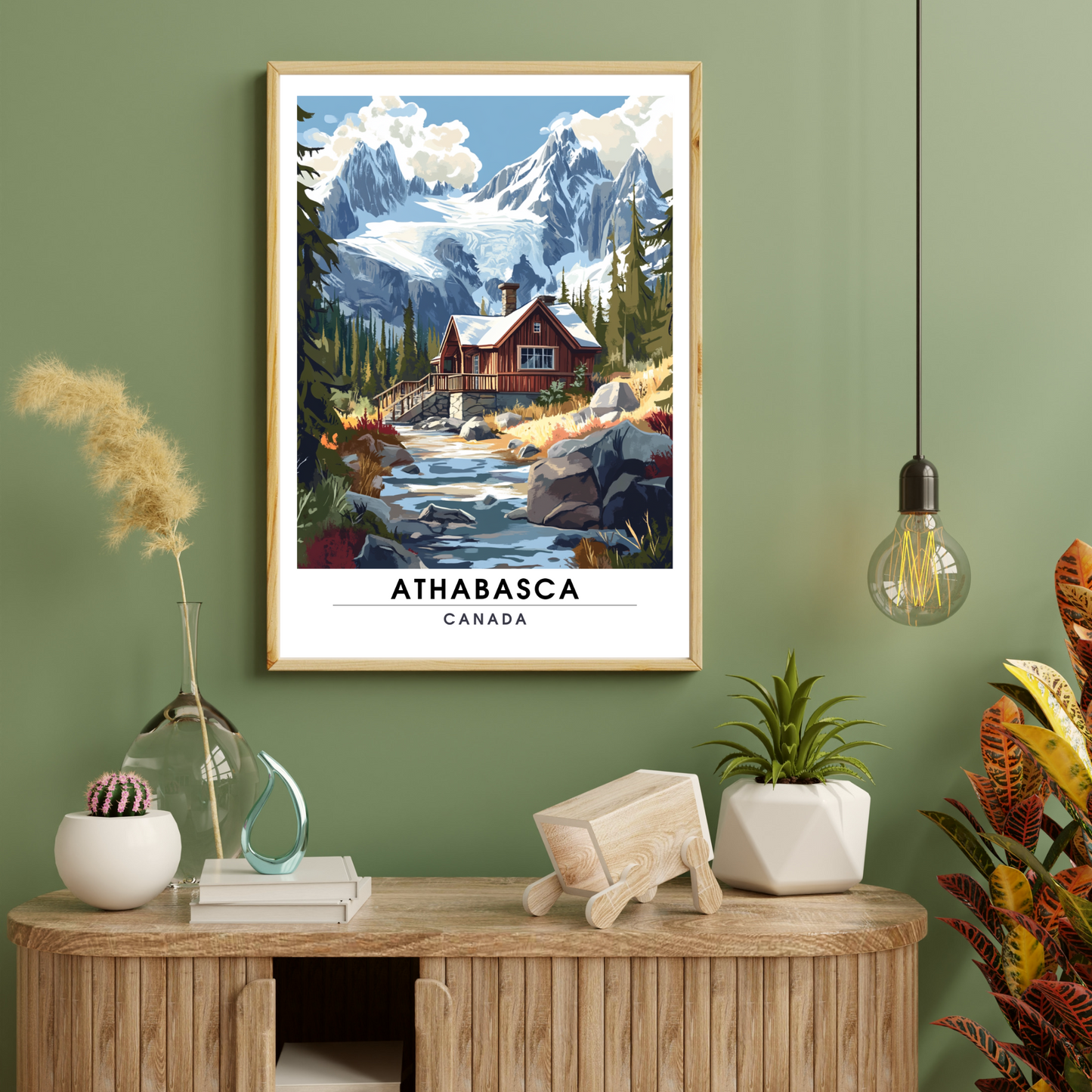 Affiche Glacier du athabasca | Poster Canada | Affiche Canada