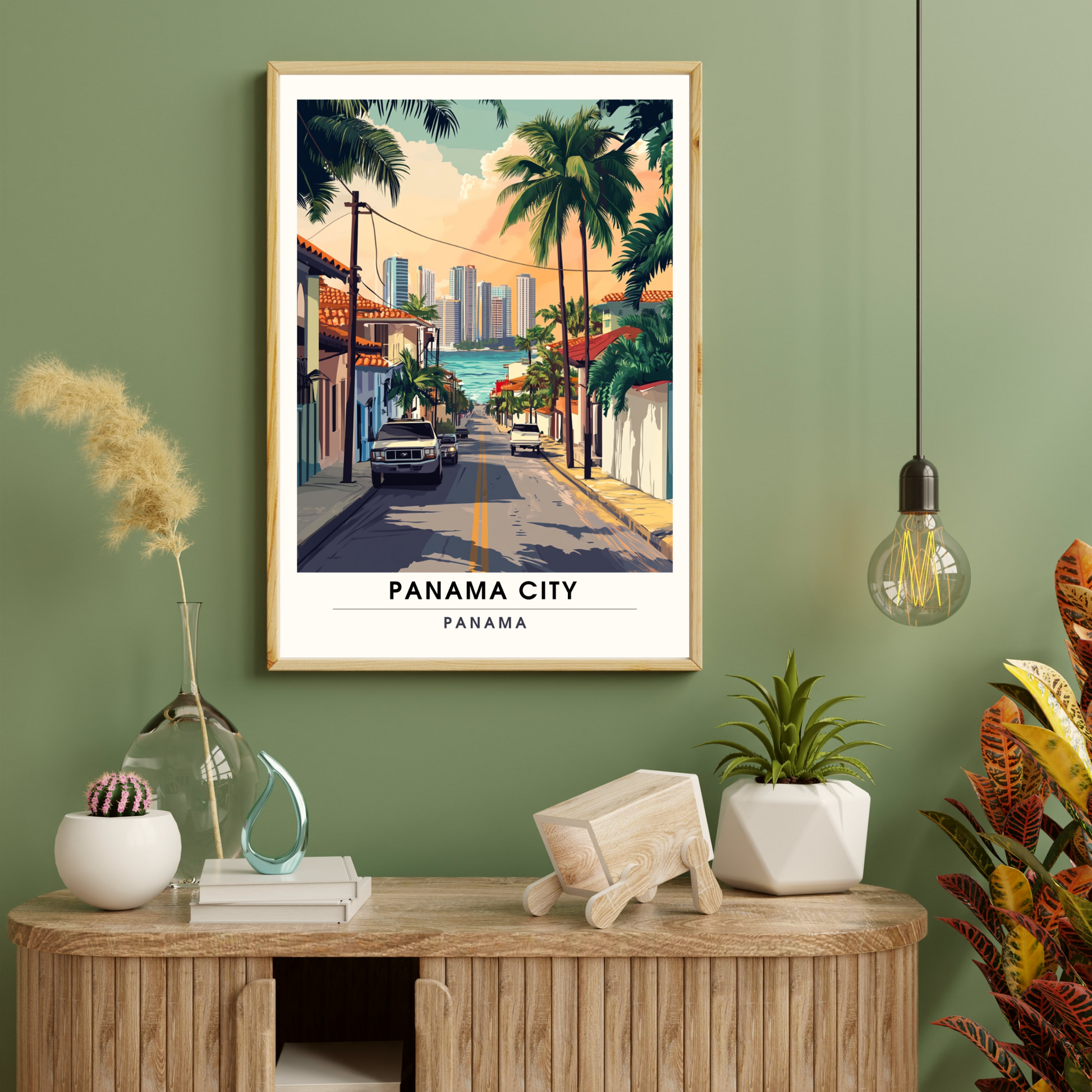 Affiche Ville de Panama | Impression Panama | Affiche Panama