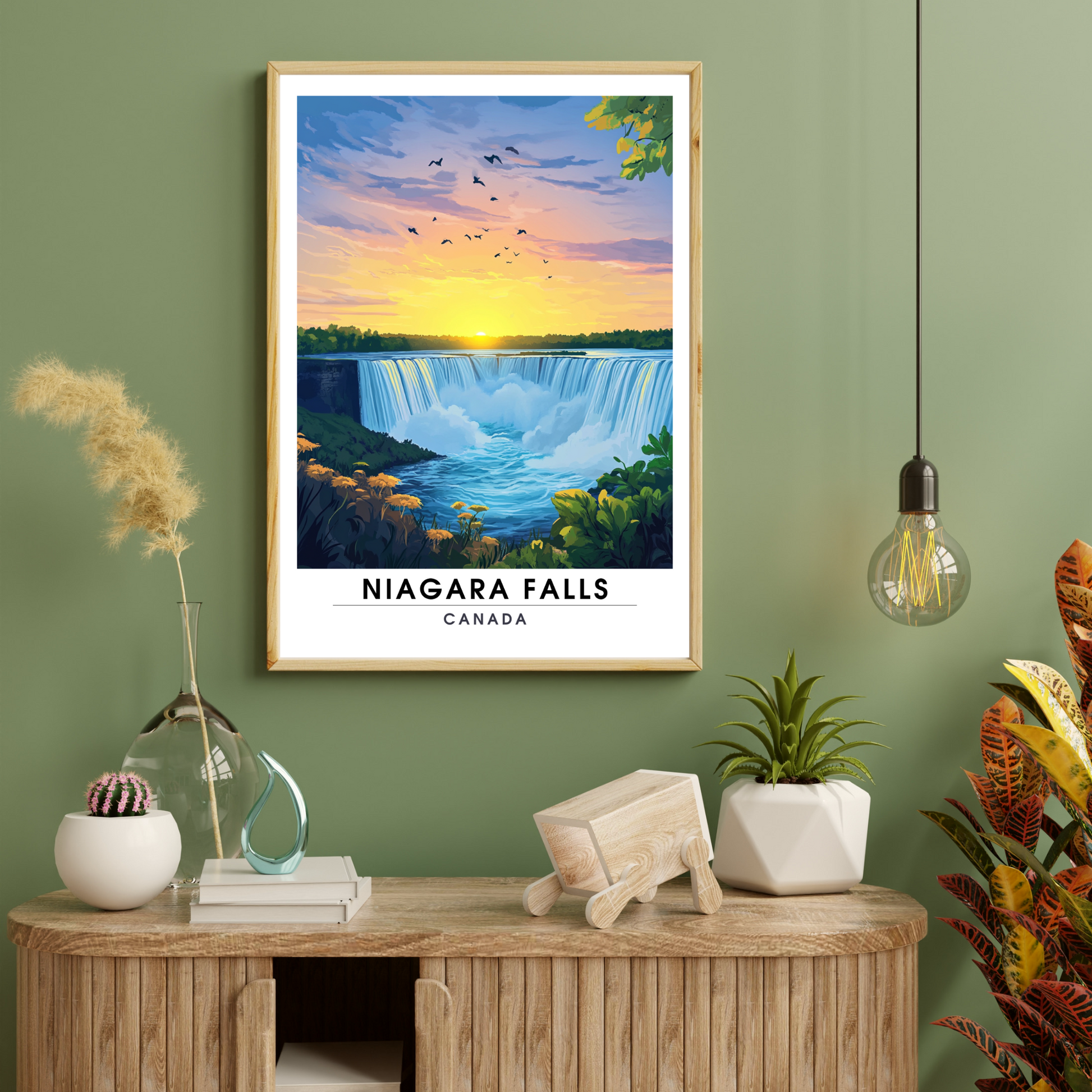 Affiche Chutes du Niagara | Poster décoratif Canada | Affiche Canada