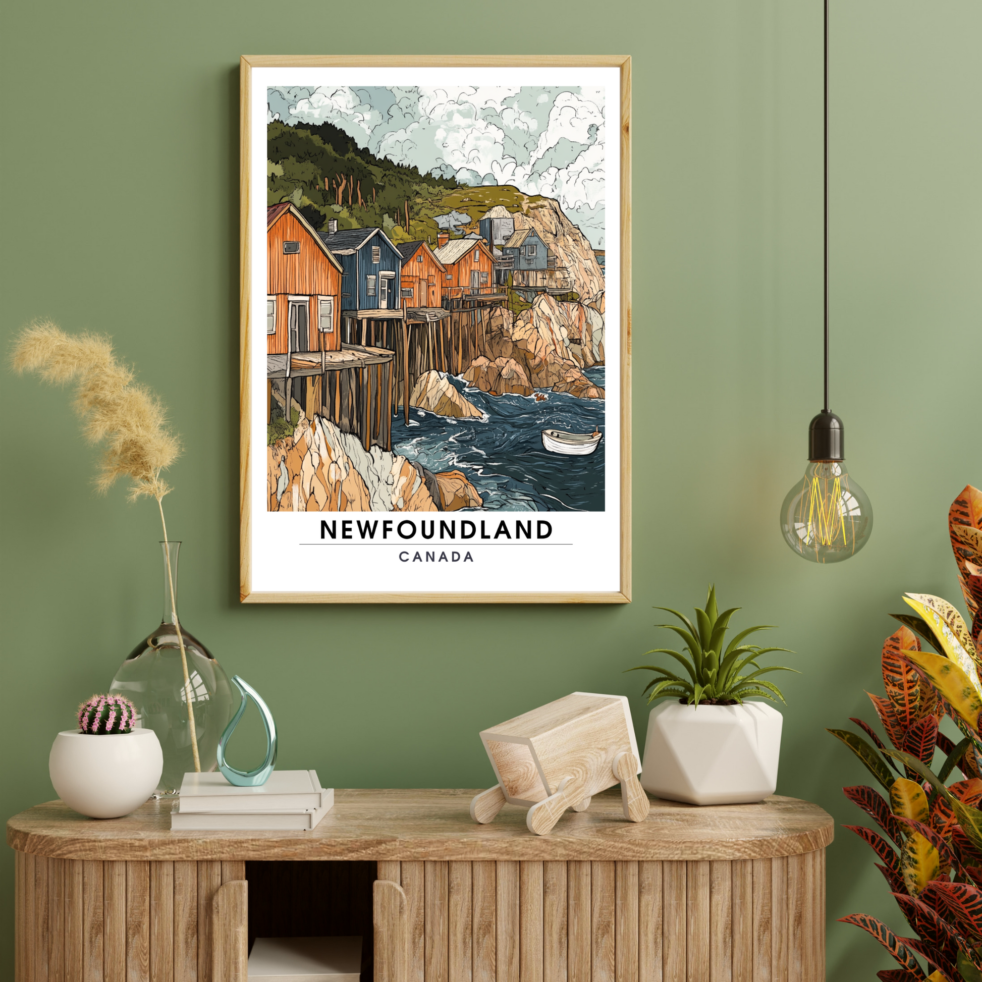 Affiche Terre Neuve | Impression Canada | Affiche Canada