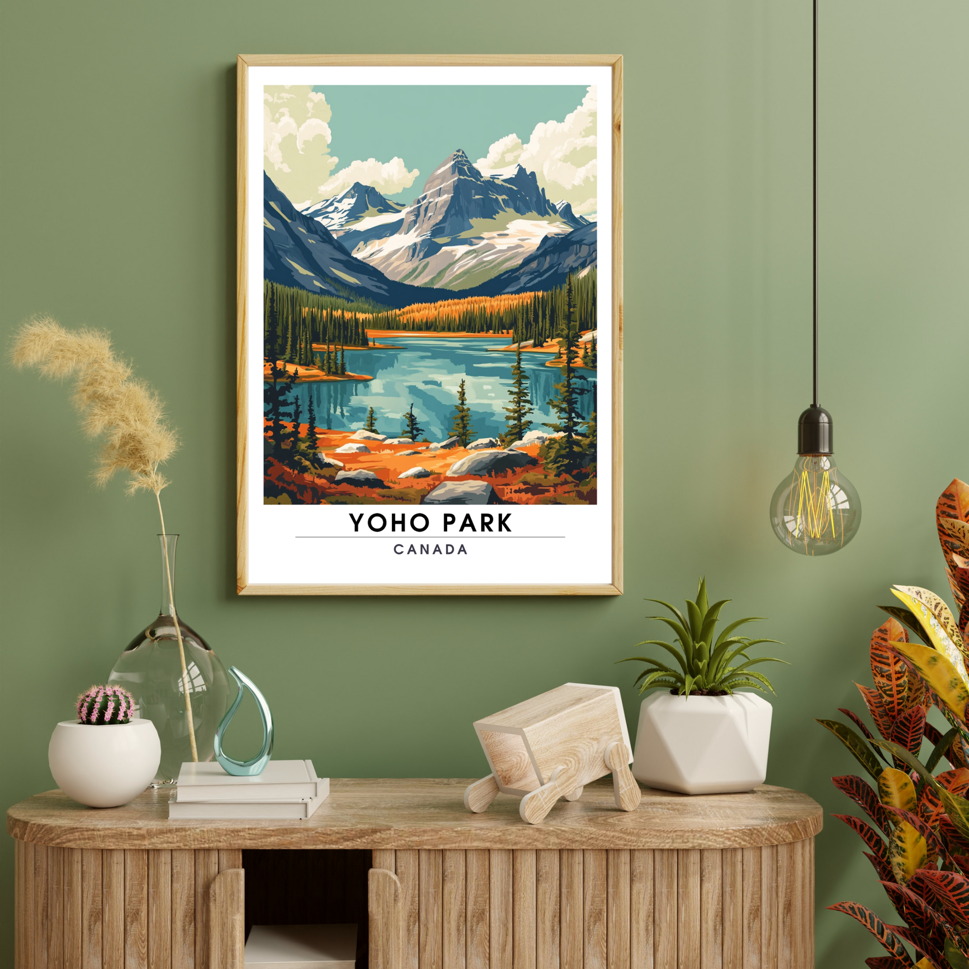 Affiche Parc national de Yoho | Poster décoratif Canada | Affiche Canada