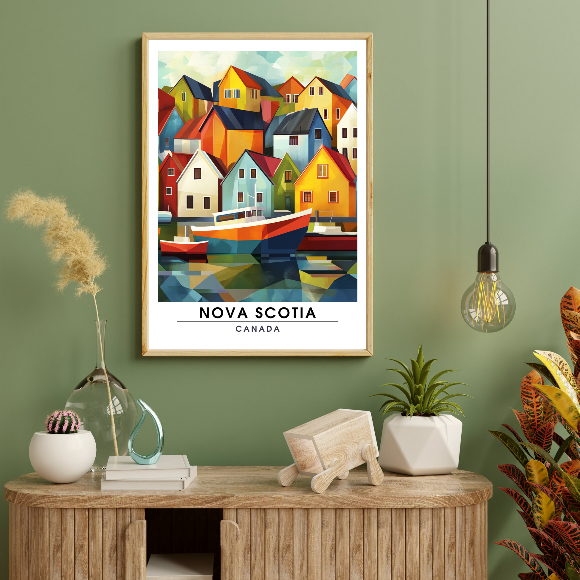 Affiche Nouvelle Écosse | Poster décoratif Canada | Affiche Canada