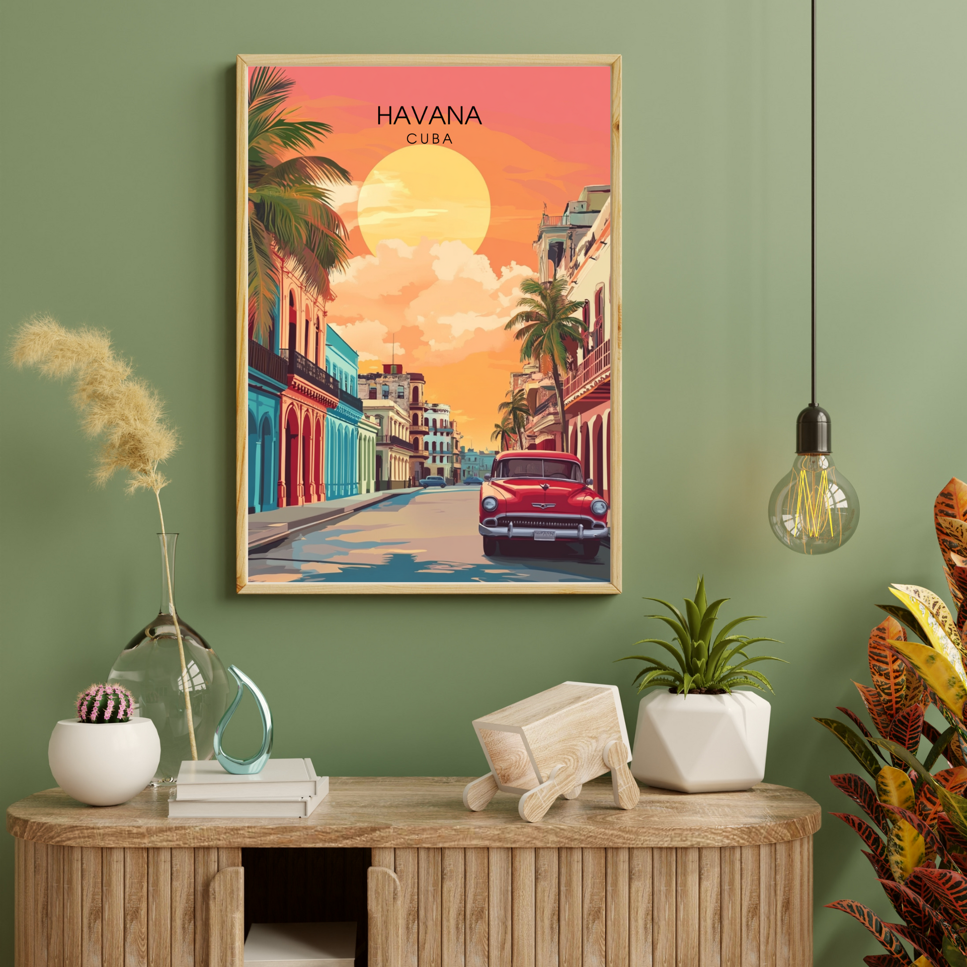 Affiche Havana | Tableau mural Cuba | Affiche Cuba