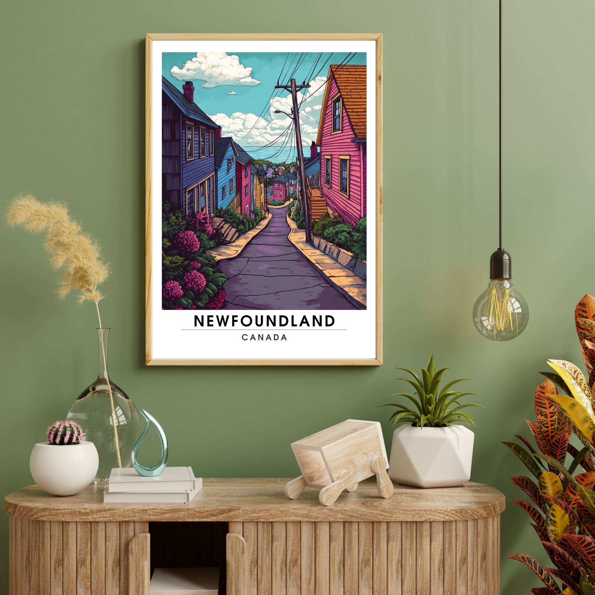 Affiche Terre Neuve | Poster Canada | Affiche Canada