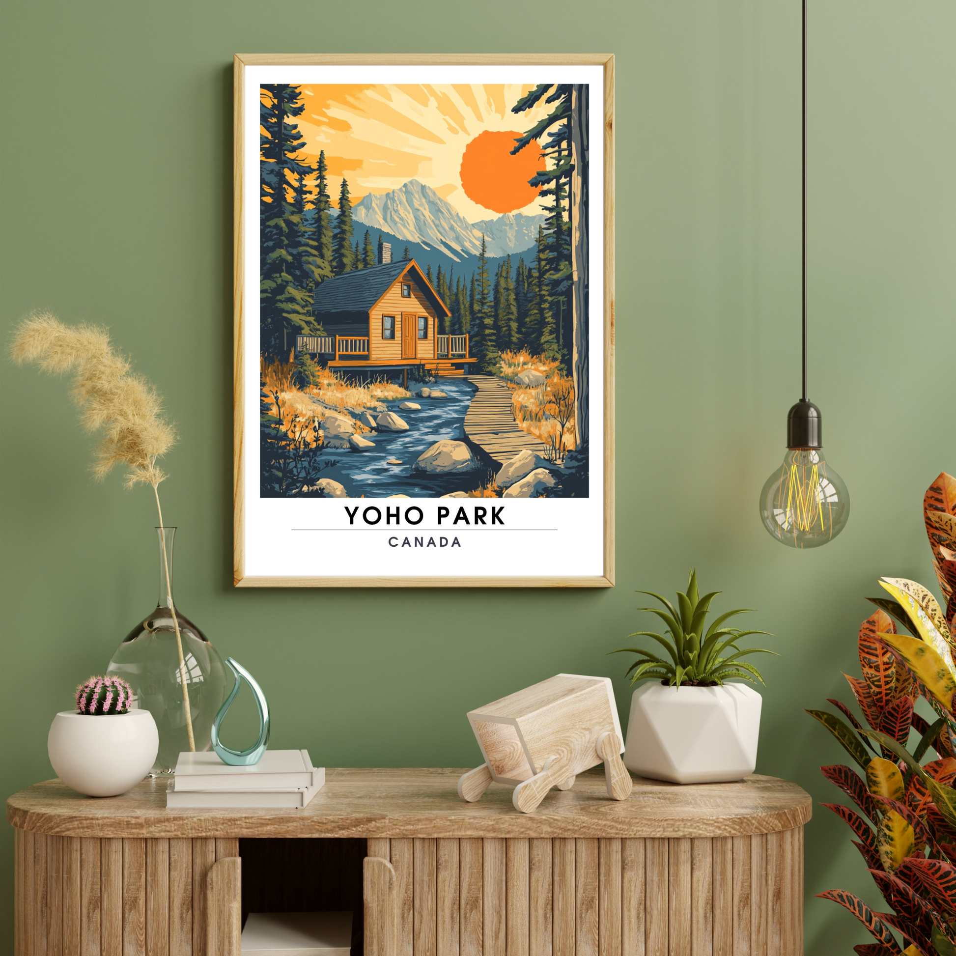 Affiche Parc national de Yoho | Poster Canada | Affiche Canada