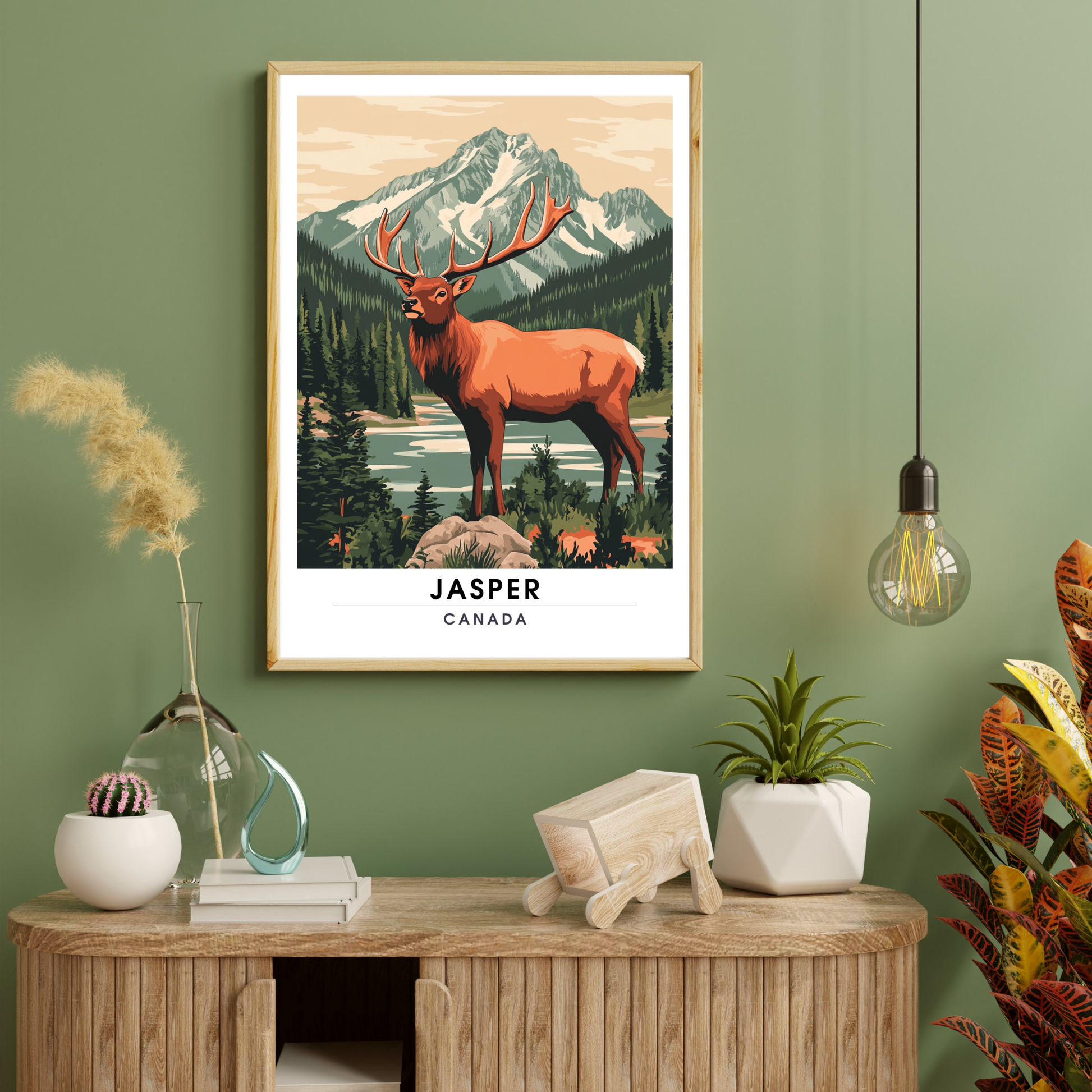 Affiche Parc national de jasper | Poster décoratif Canada | Affiche Canada