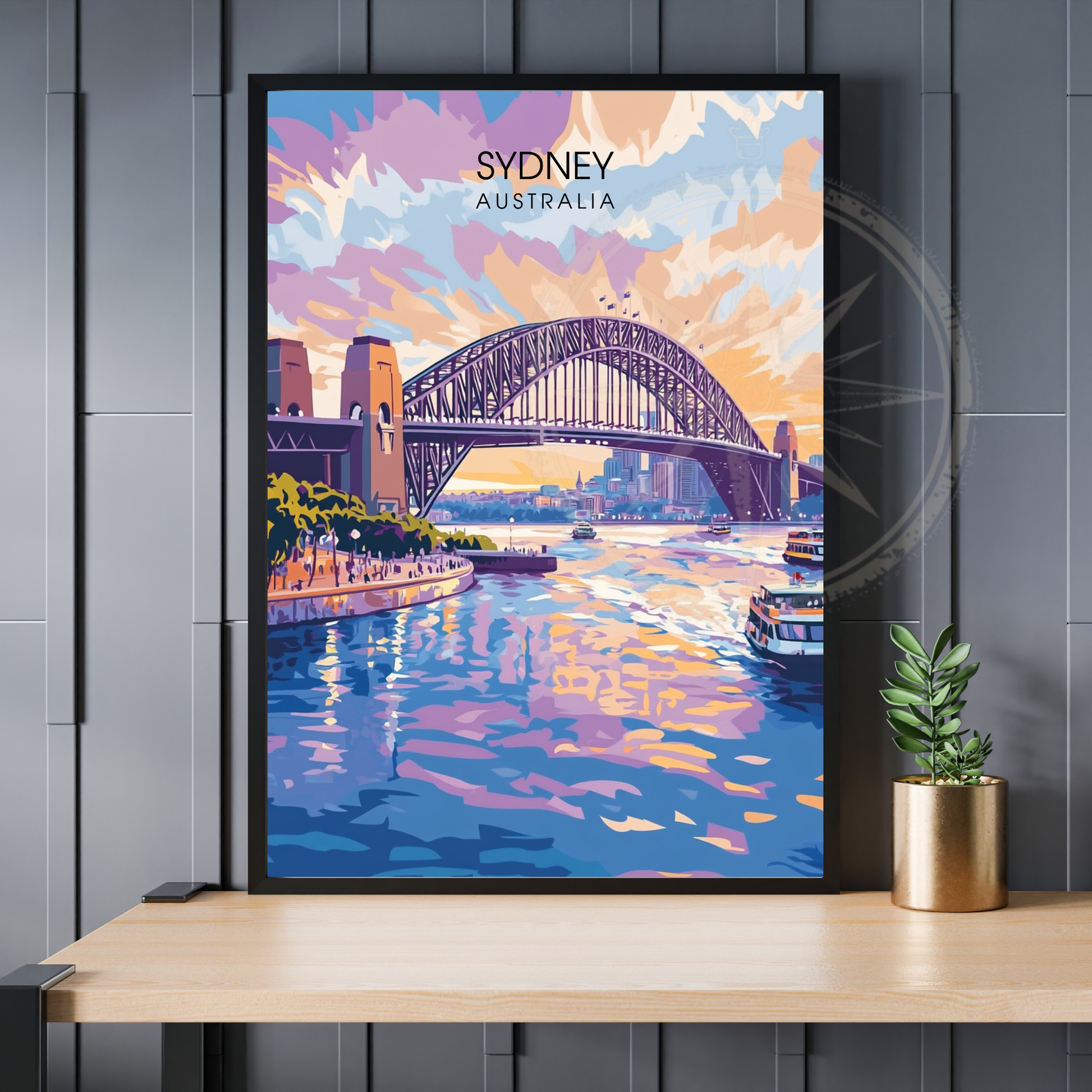 Affiche Sydney | Poster décoratif Australie | Affiche Australie