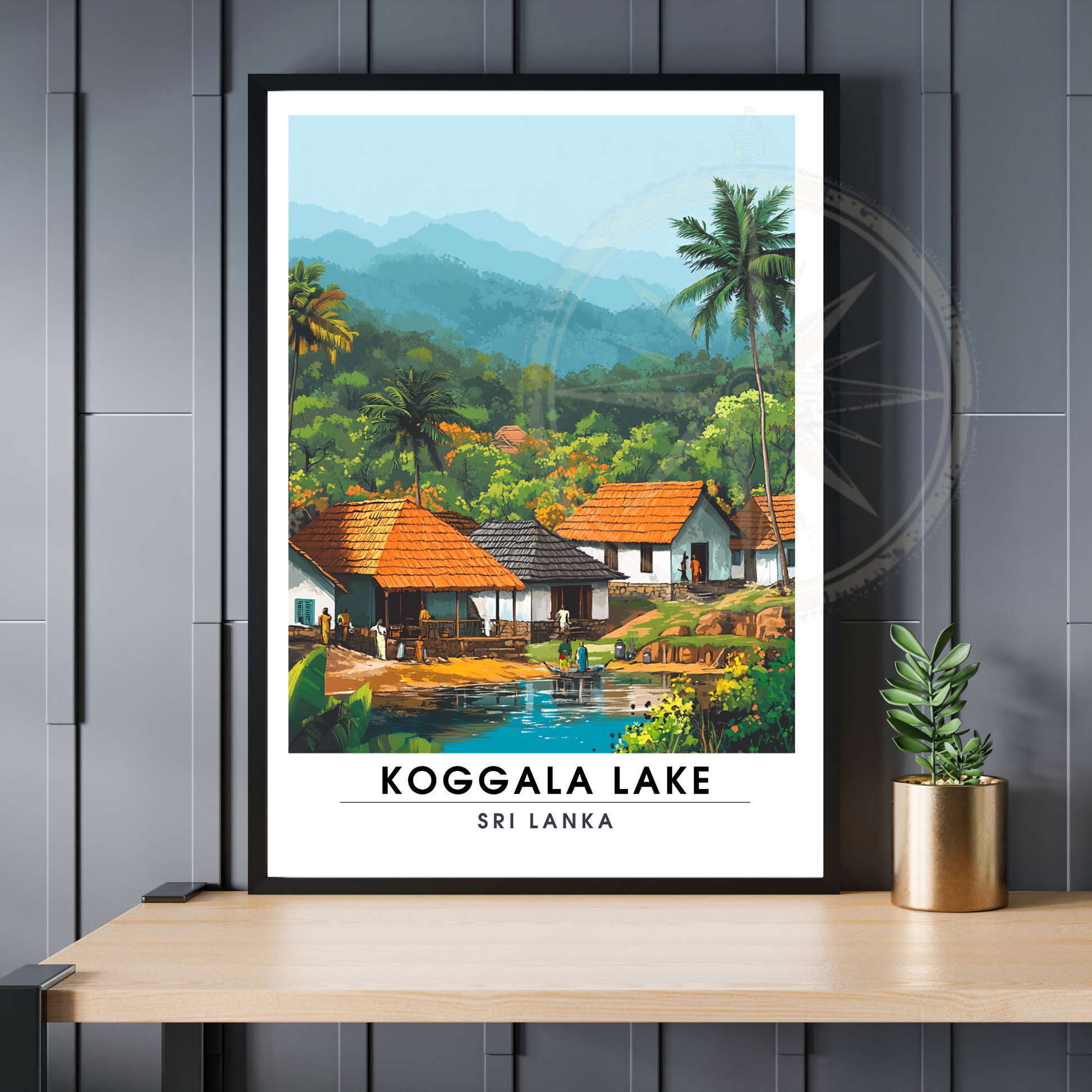 Affiche Koggala Lake | Impression Sri Lanka | Affiche Lake