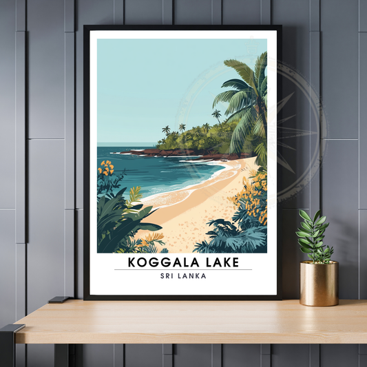 Affiche Lac Koggala | Impressions de voyage Sri Lanka | Affiche Lac