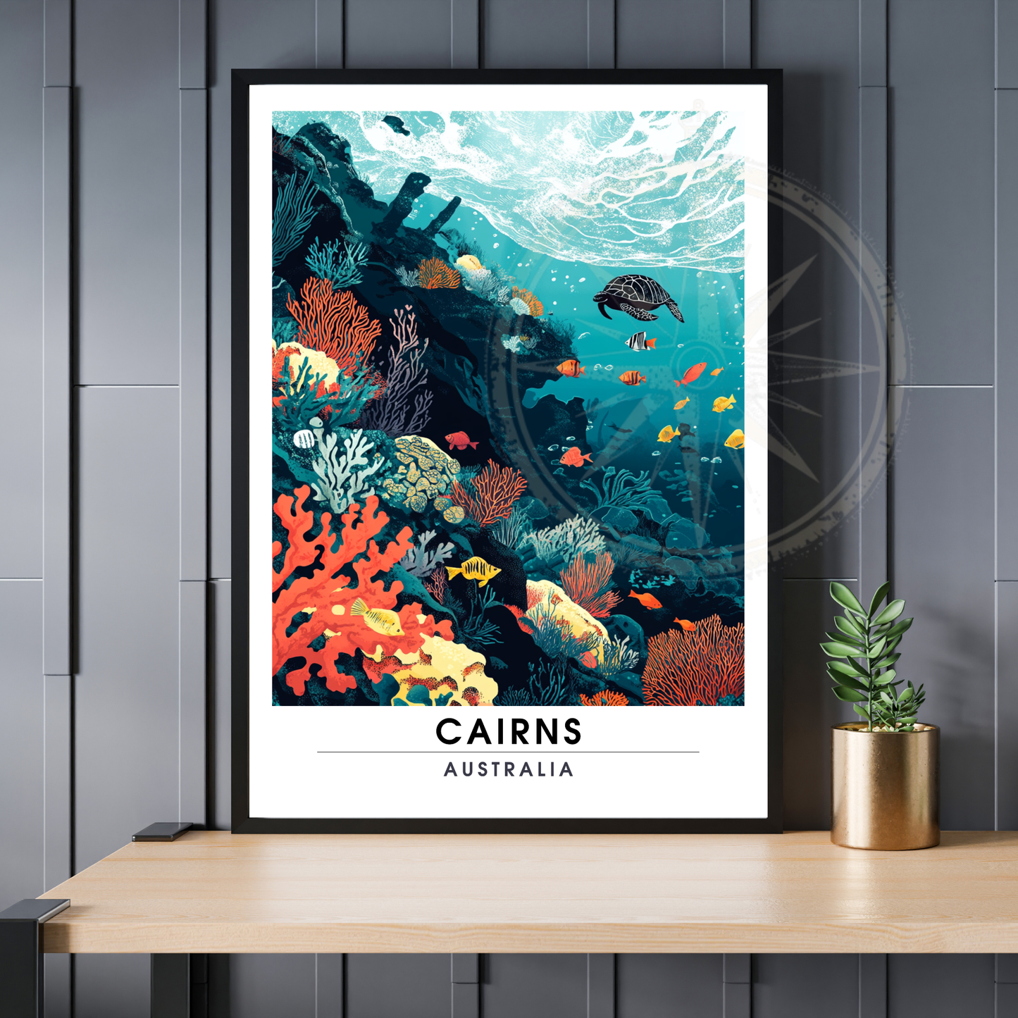 Affiche Cairns | Impression Australie | Affiche Australie