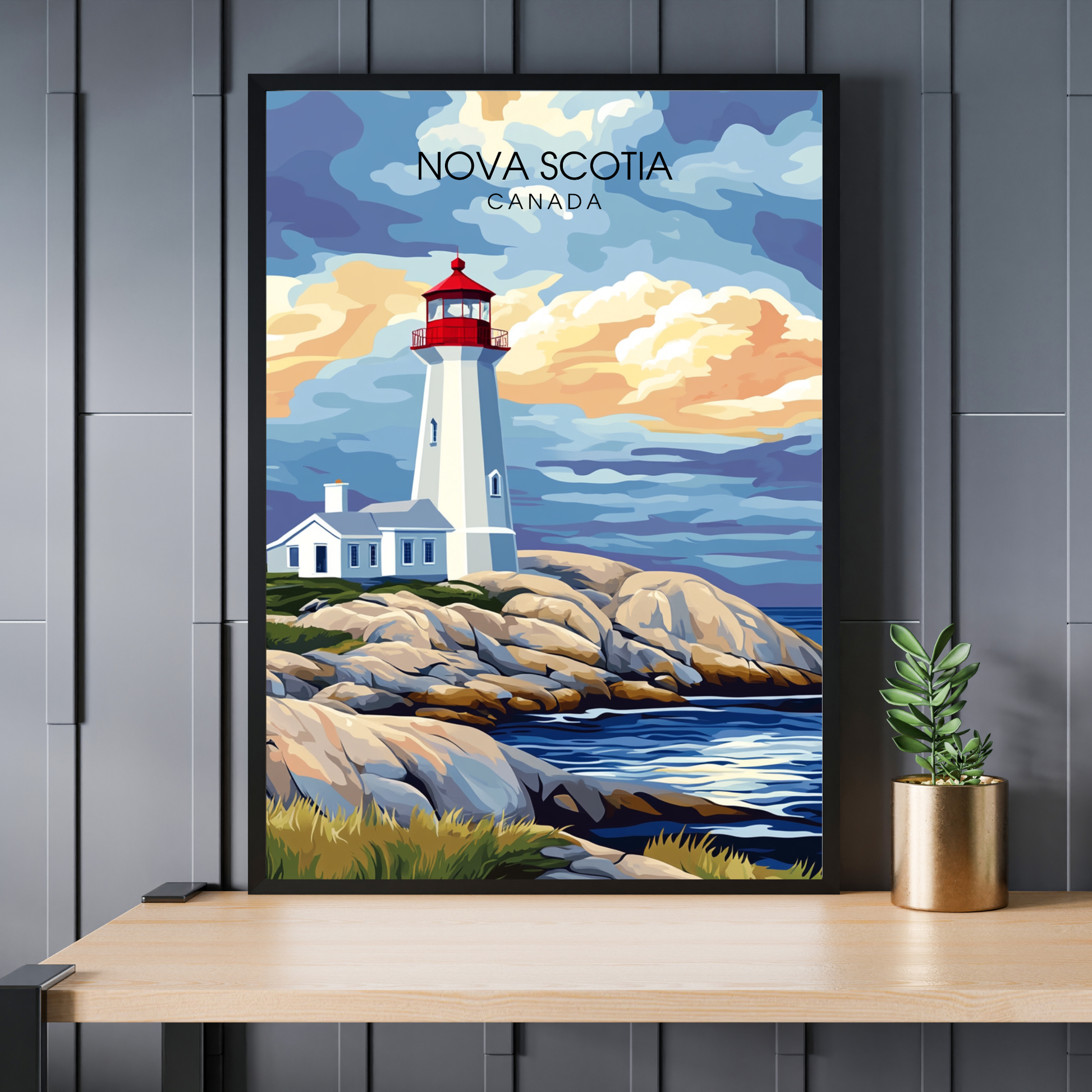 Affiche Nouvelle Écosse | Impression Canada | Affiche Canada