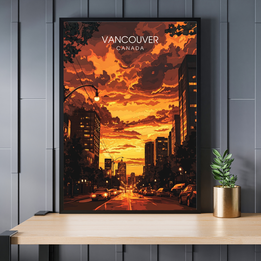 Affiche Vancouver | Impression Canada | Affiche Canada