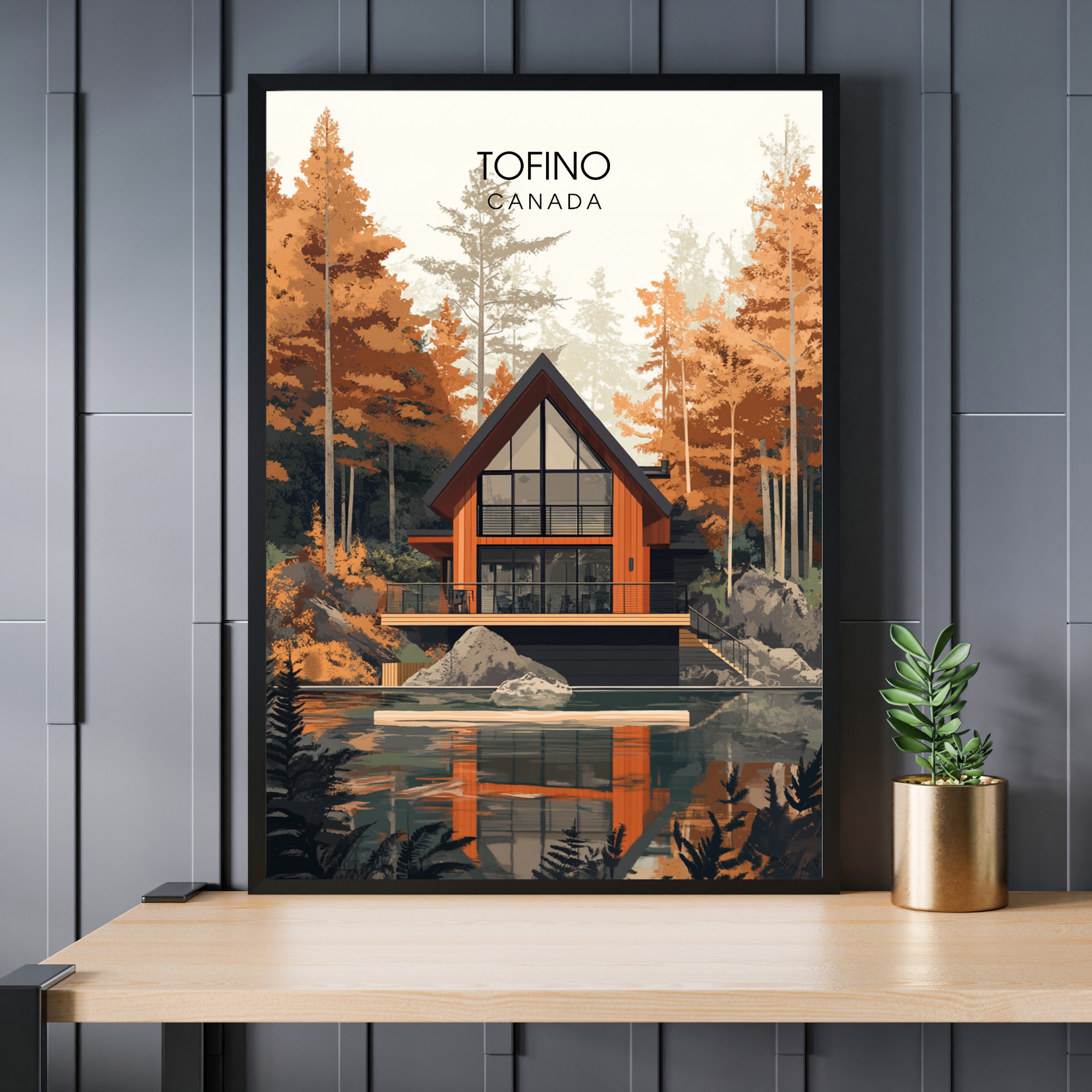 Affiche Tofino | Impression de voyage Canada | Affiche Canada