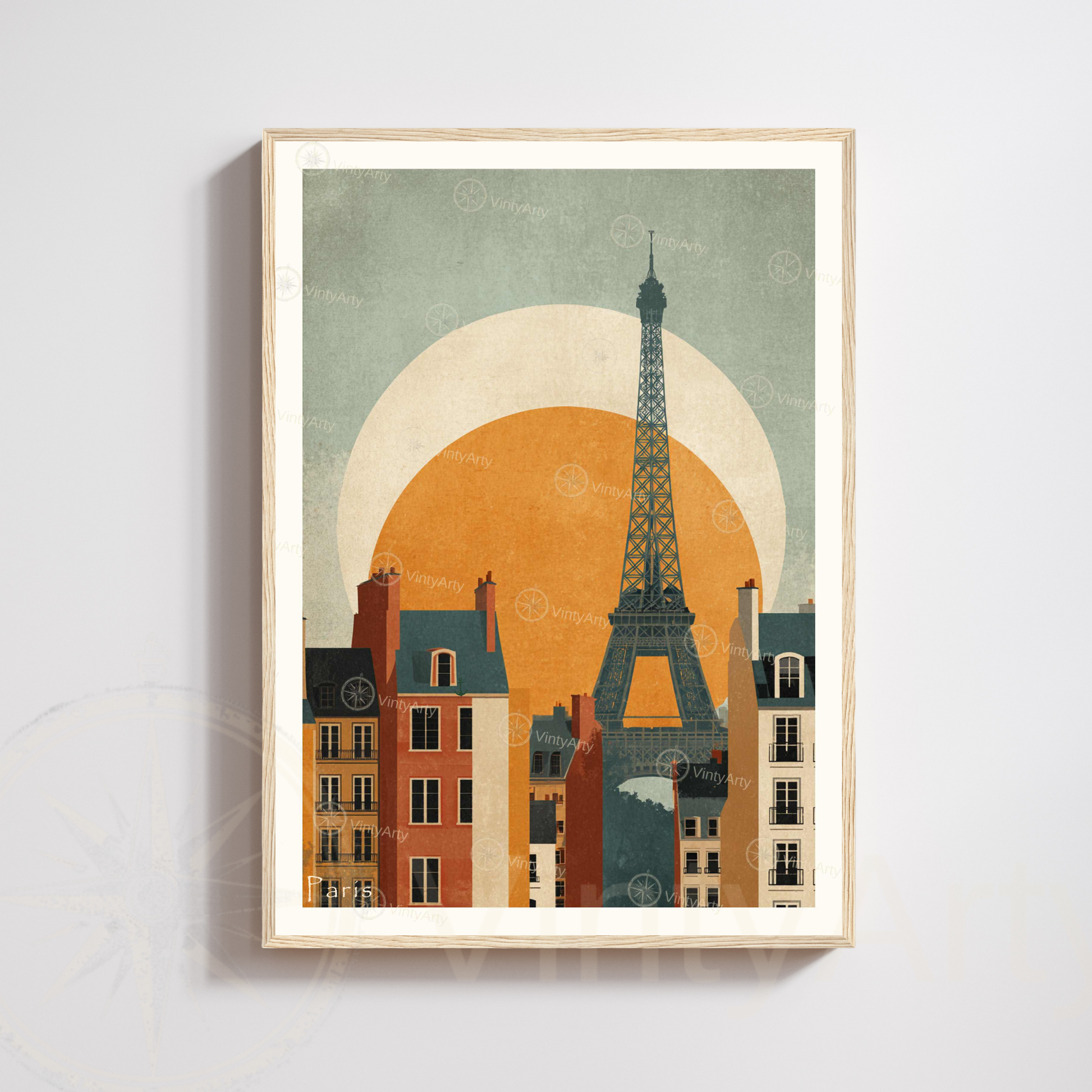 Affiche Paris | Poster Tour Eiffel | Affiche France