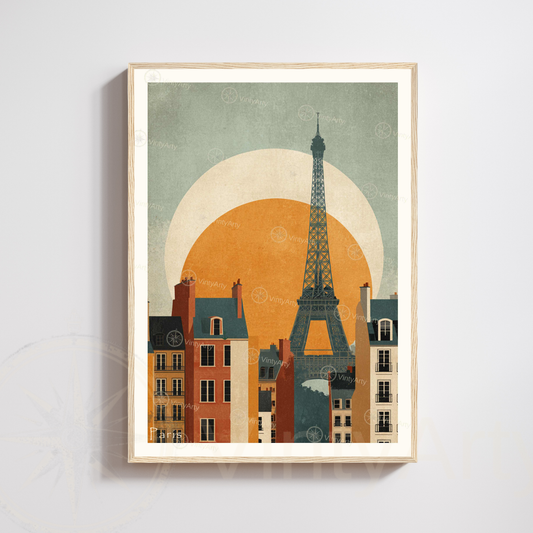 Affiche Paris | Poster Tour Eiffel | Affiche France