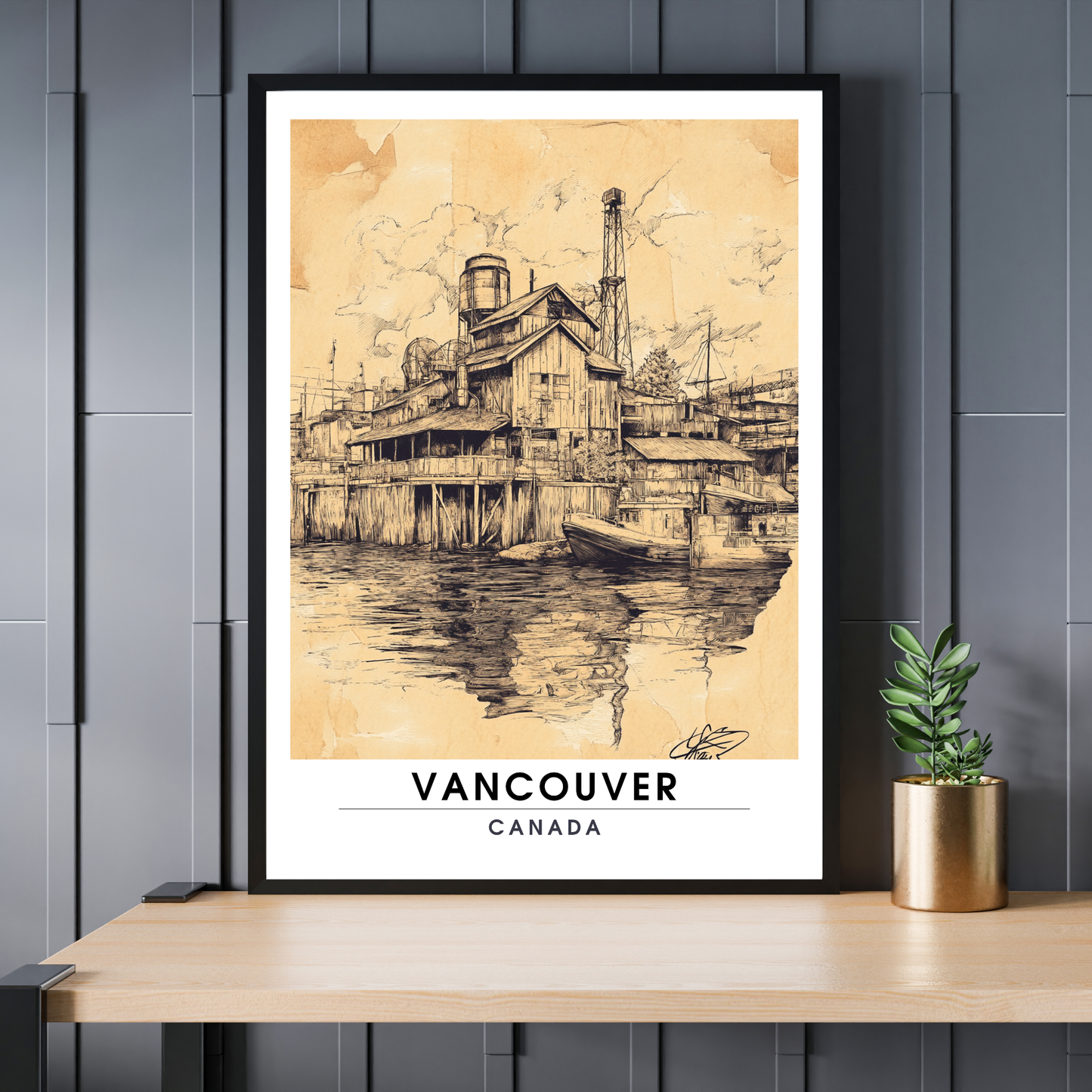 Affiche Vancouver | Poster Murale Canada | Affiche Canada