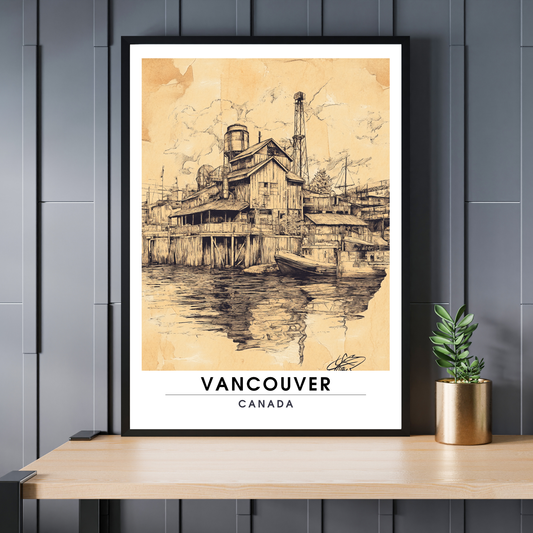 Affiche Vancouver | Poster Murale Canada | Affiche Canada