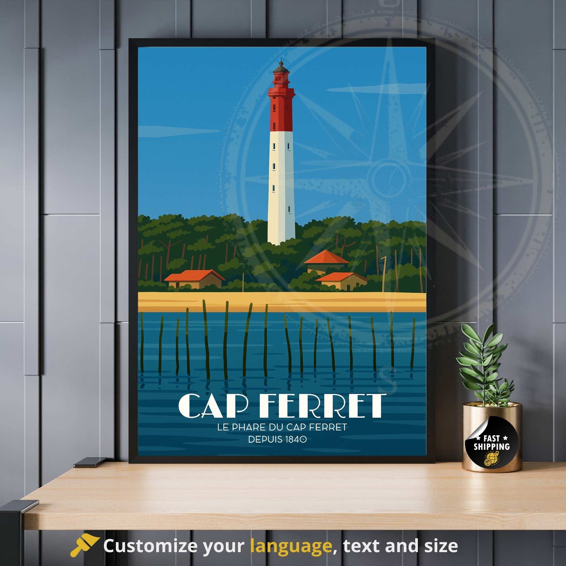Affiche Cap Ferret