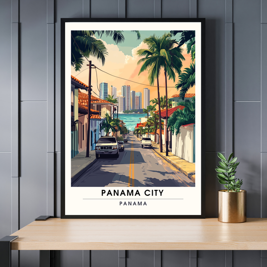 Affiche Ville de Panama | Impression Panama | Affiche Panama