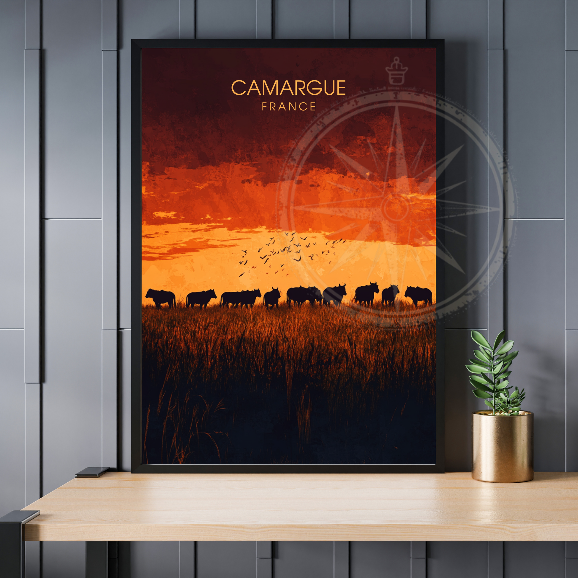 Affiche Camargue  | Impression france |  France