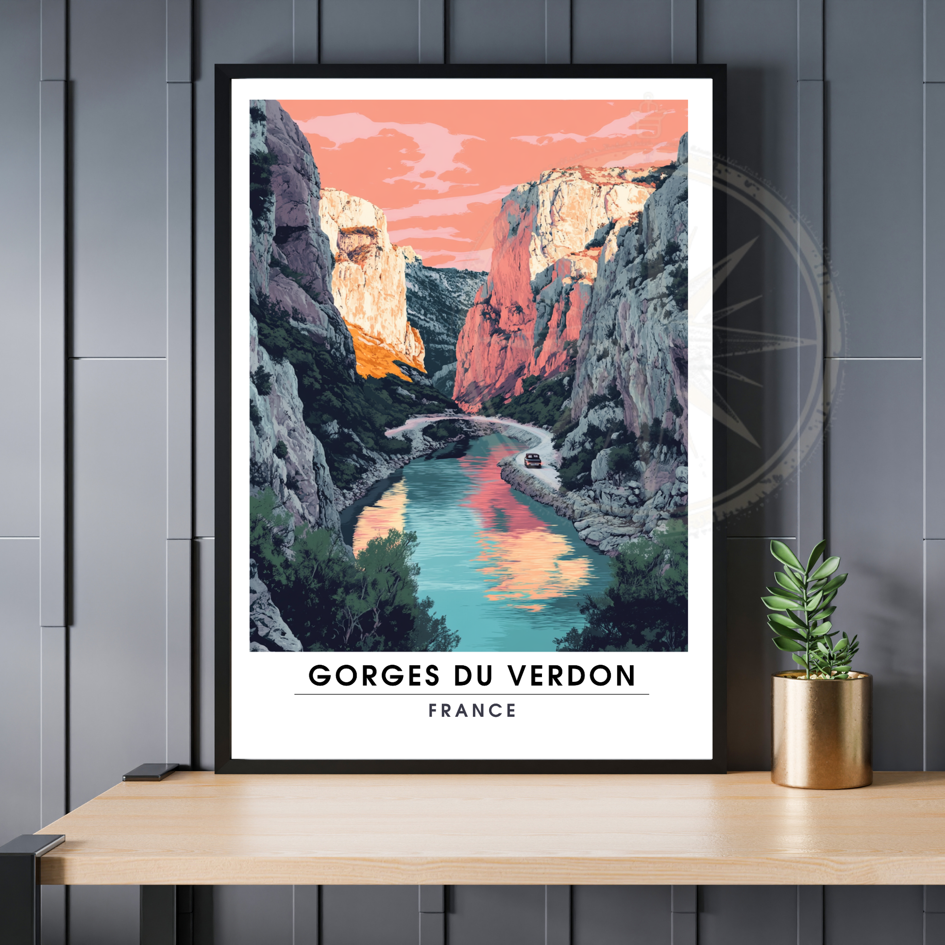 Affiche Gorges du Verdon | Impression France  |  Affiche France