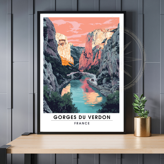 Affiche Gorges du Verdon | Impression France  |  Affiche France