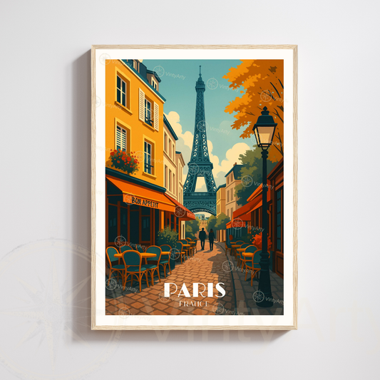 Affiche Paris | Impression déco Tour Eiffel | Affiche France