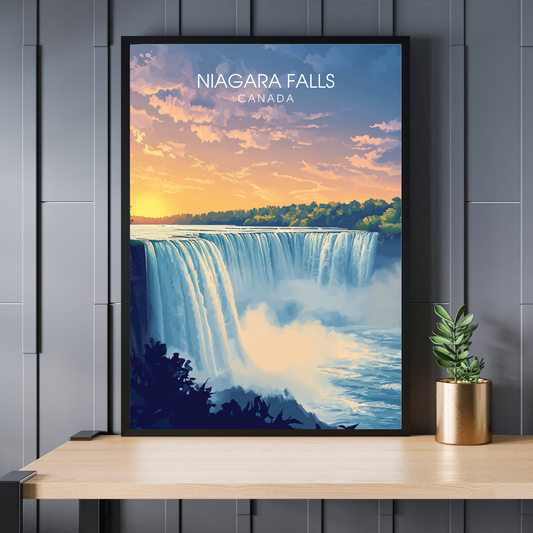 Affiche Chutes du Niagara | Poster Canada | Affiche Canada