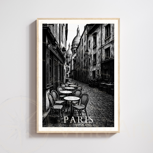 Affiche Paris | Poster Montmartre - Sacré Cœur | Affiche France