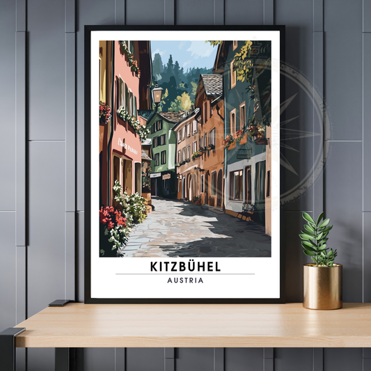 Affiche Kitzbühel | Impression Autriche | Affiche Autriche