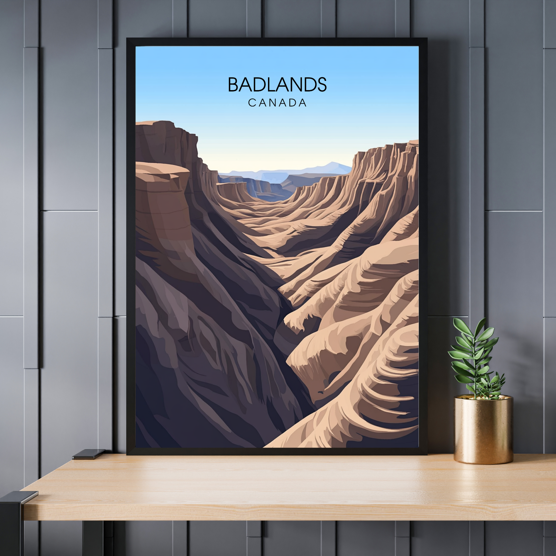 Affiche Badlands | Poster Canada | Affiche Canada