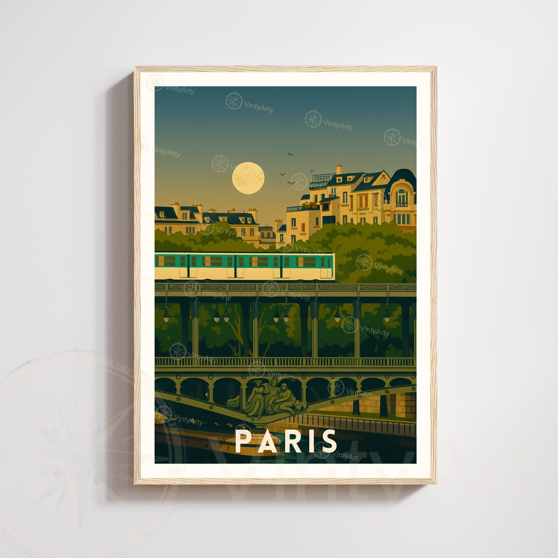 Affiche Paris | Impression Métro | Affiche France