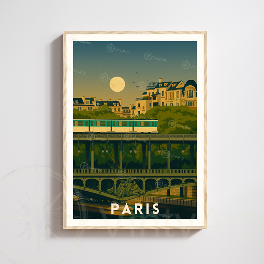 Affiche Paris | Impression Métro | Affiche France